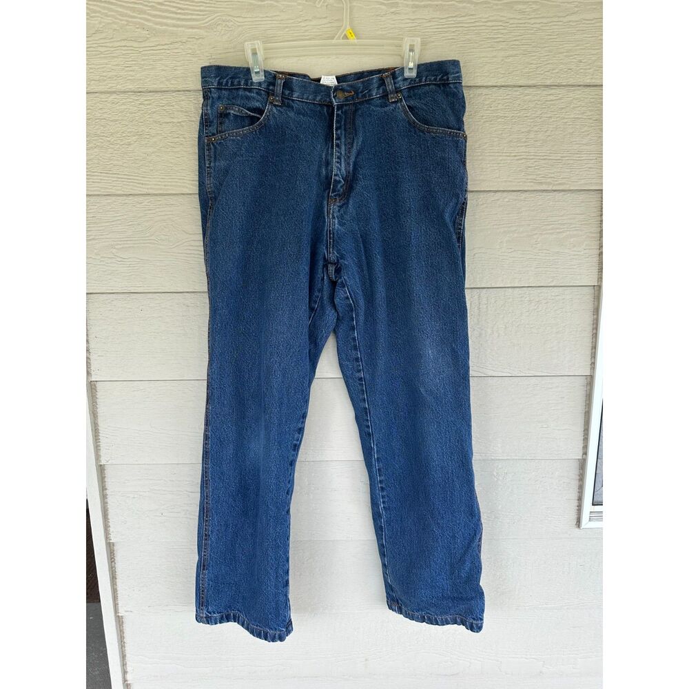 Bear River Workwear Flannel Lined Denim Jeans – Men's Size 16x32